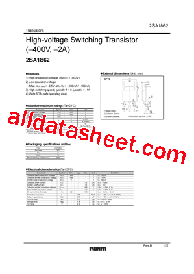 2SA1862_1型号图片