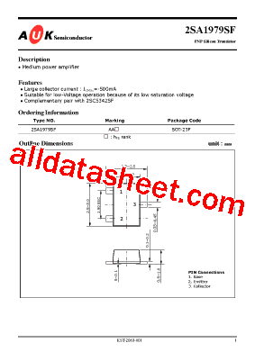 2SA1979SF型号图片