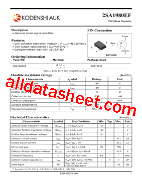 2SA1980EF型号图片