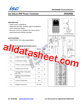 2SA2062型号图片