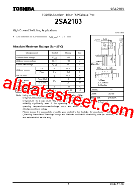 2SA2183型号图片