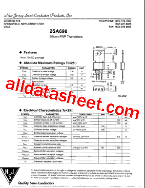 2SA698型号图片