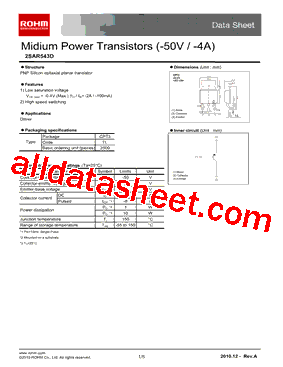 2SAR543D型号图片