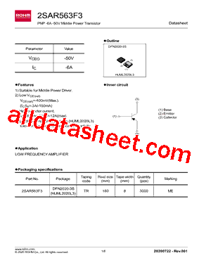 2SAR563F3型号图片
