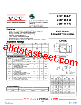 2SB1184-Q型号图片