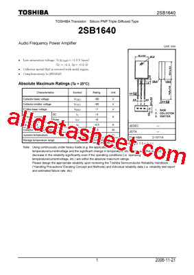 2SB1640_06型号图片