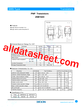 2SB1643-P型号图片