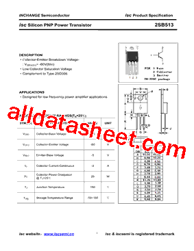 2SB513型号图片