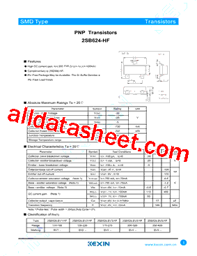 2SB624-BV4-HF型号图片