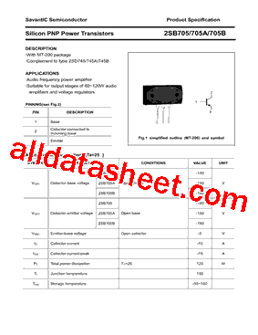 2SB705A型号图片