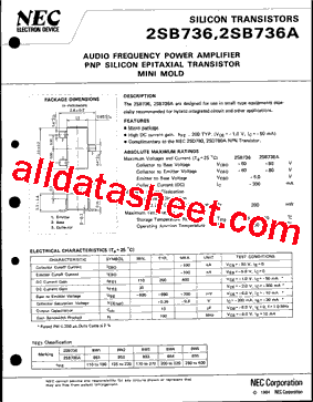 2SB736BW2型号图片
