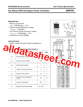 2SB765型号图片