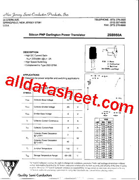 2SB950A型号图片