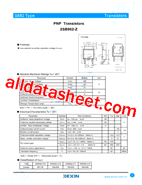 2SB962-Z-R型号图片