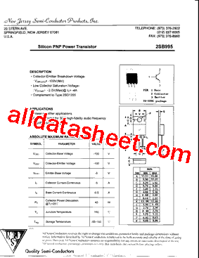 2SB995型号图片