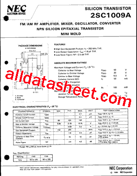 2SC1009A型号图片