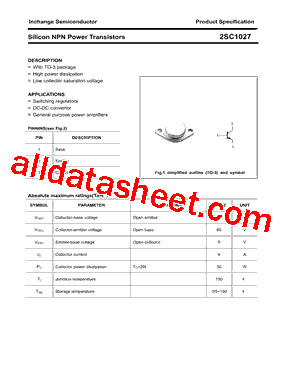 2SC1027型号图片