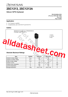 2SC1213ABTZ-E型号图片