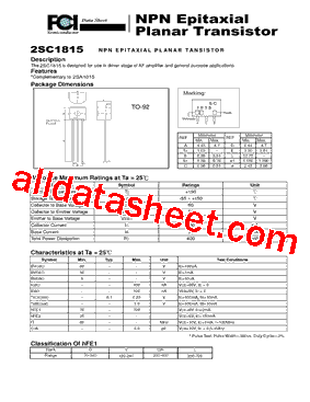 2SC1815-1型号图片