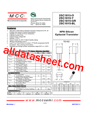 2SC1815-GR型号图片