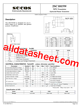 2SC1815W型号图片