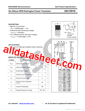2SC1881K型号图片