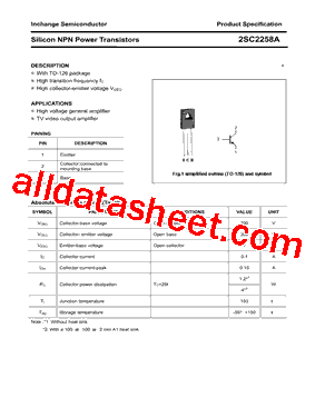 2SC2258A型号图片