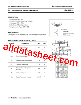 2SC2489型号图片