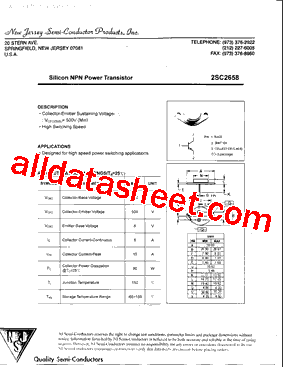 2SC2658型号图片