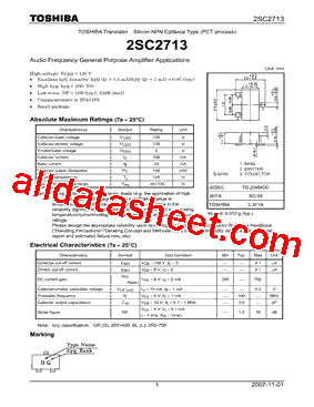 2SC2713BLTE85LF型号图片