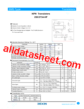 2SC2734-R25-HF型号图片