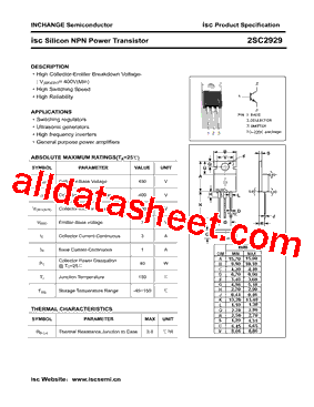 2SC2929型号图片