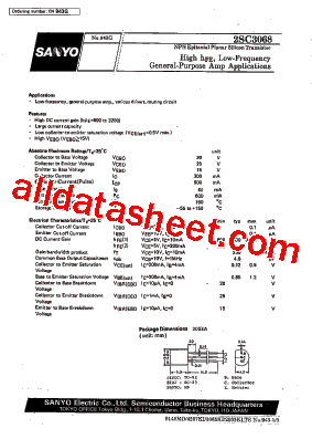 2SC3068型号图片
