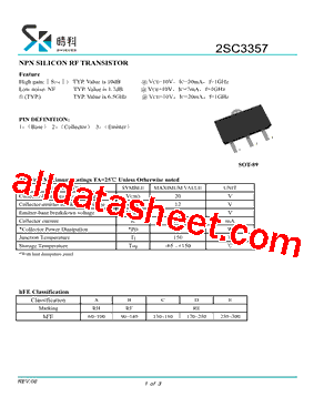 2SC3357B型号图片