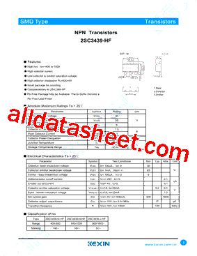 2SC3439-H-HF型号图片