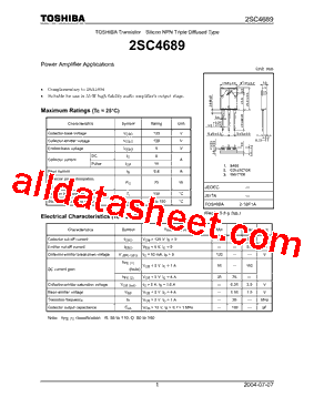2SC4689_04型号图片