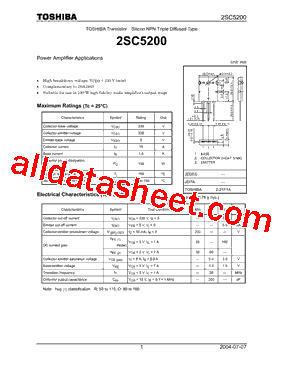 2SC5200_04型号图片