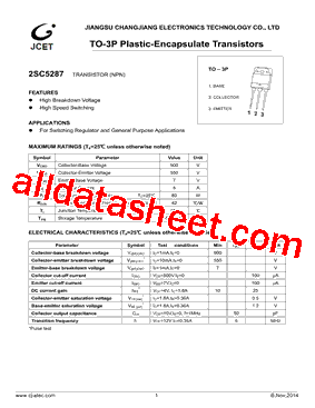 2SC5287型号图片