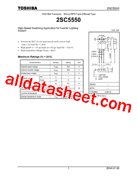 2SC5550_04型号图片
