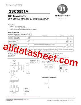 2SC5551AE-TD-E型号图片