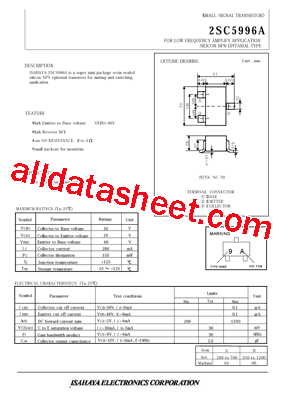 2SC5996A型号图片