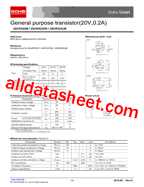 2SCR522MT2L型号图片