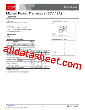 2SCR552P型号图片