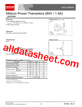 2SCR554R型号图片