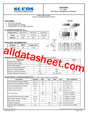 2SD1005_15型号图片