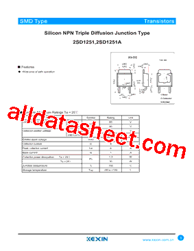 2SD1251型号图片