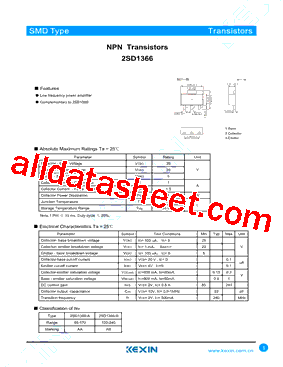 2SD1366_15型号图片