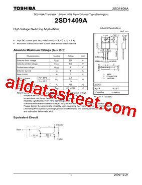 2SD1409A型号图片