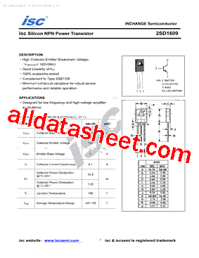 2SD1609型号图片