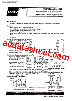2SD1621型号图片